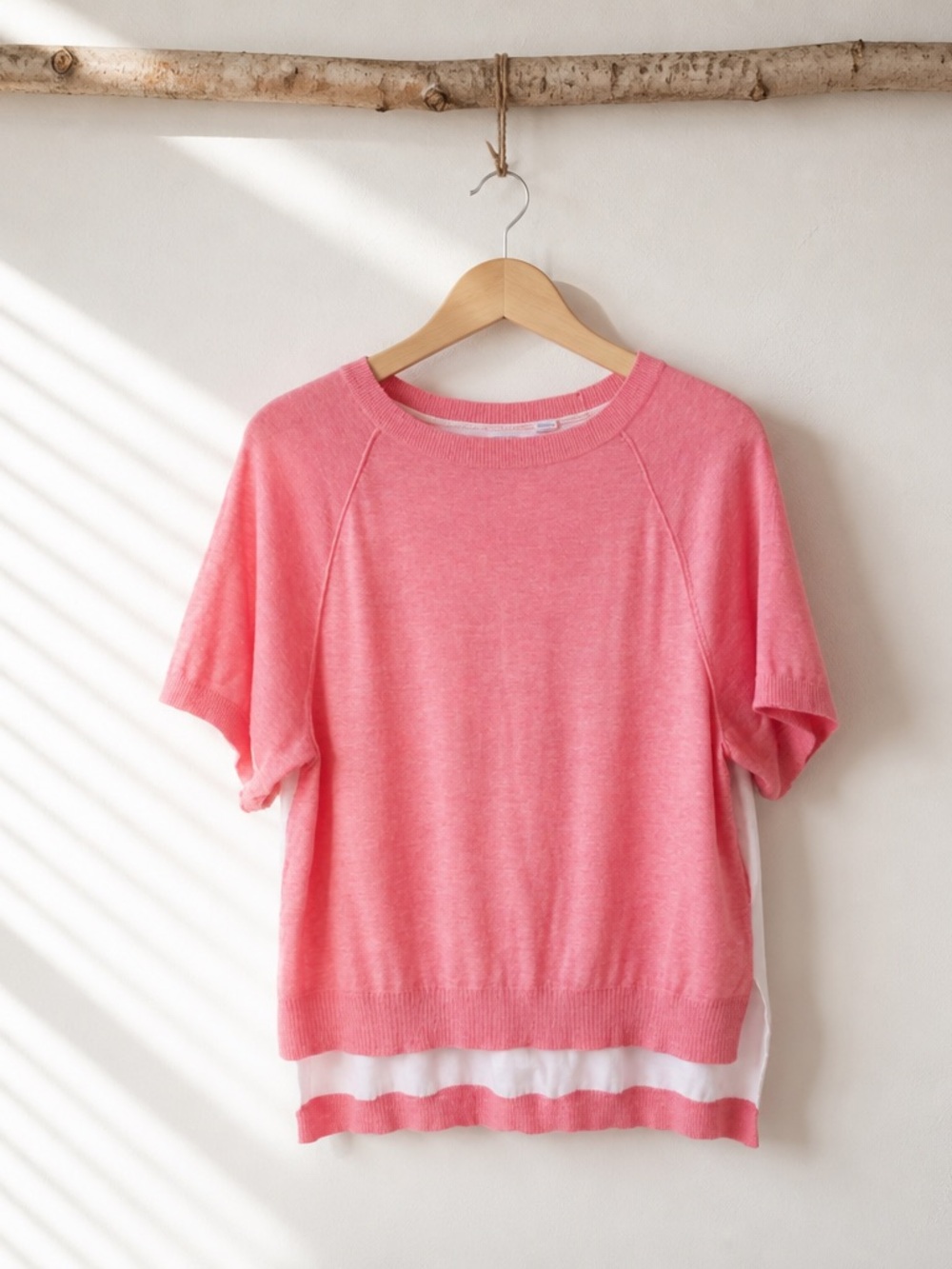 Anthropologie Moth Coral Blouse